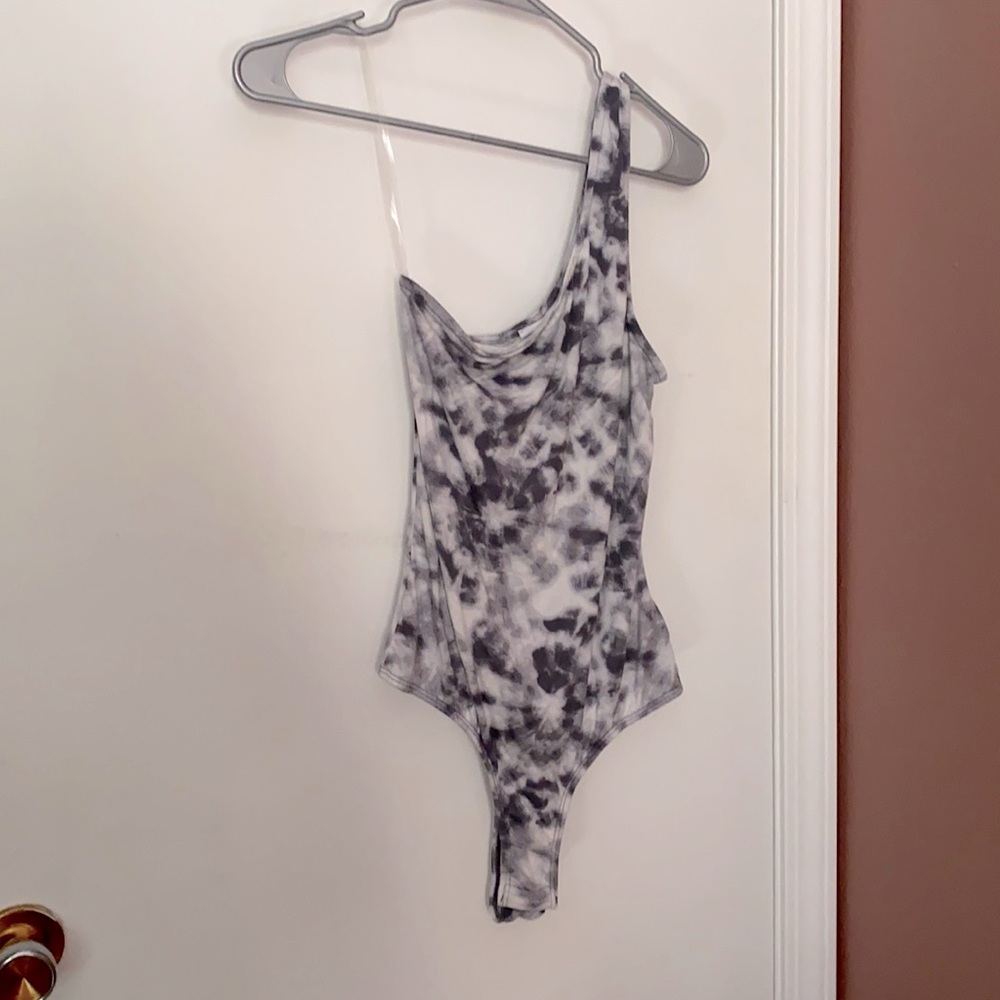 Tie dye bodysuit. One shoulder. NWT size medium